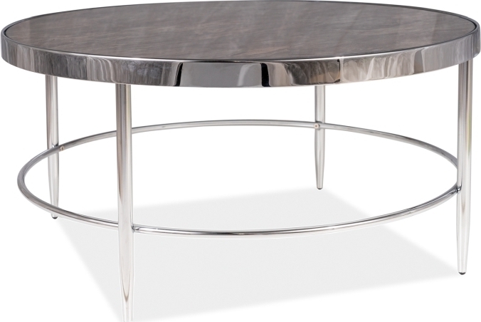 Aurora soffbord �82 cm - Silver