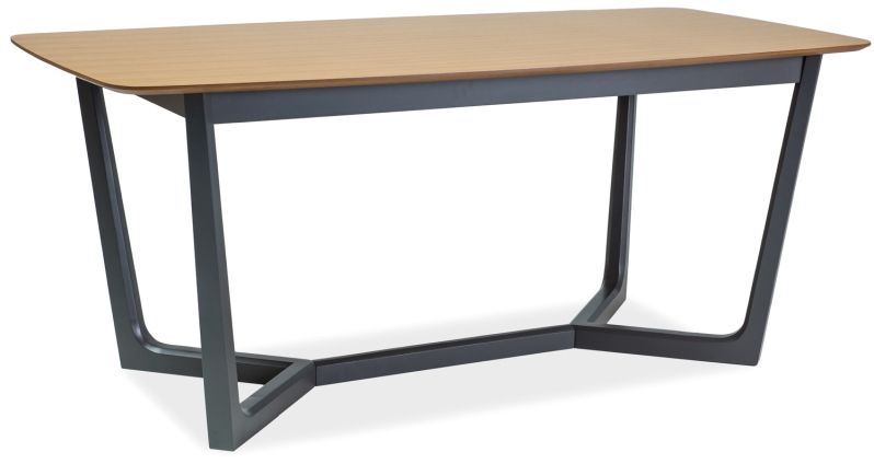 Ernest matbord 180 cm - Ek/svart