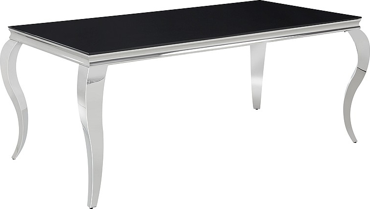 Prince matbord 180 x 90 cm - Svart