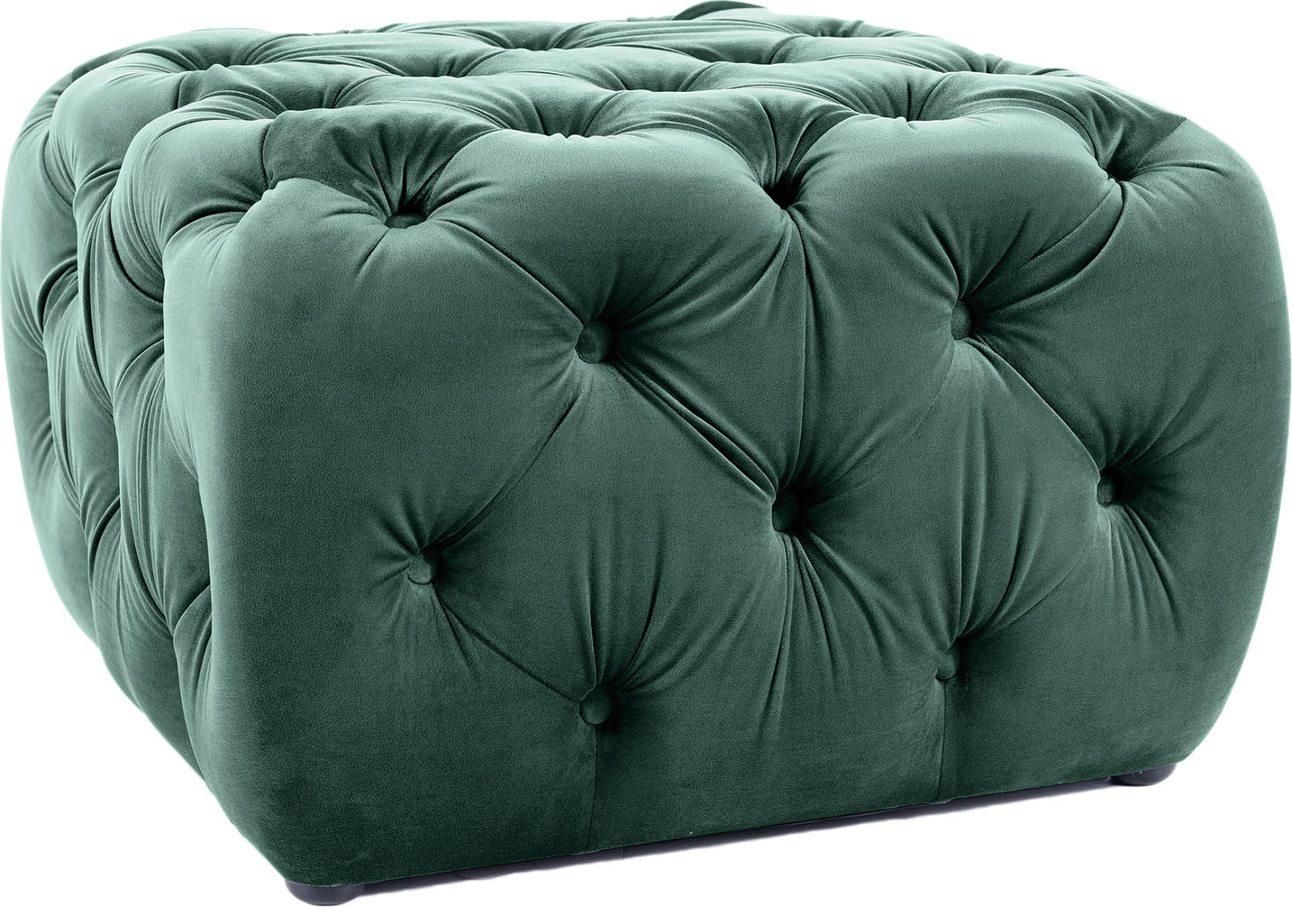 Sophia poef - Groen fluweel