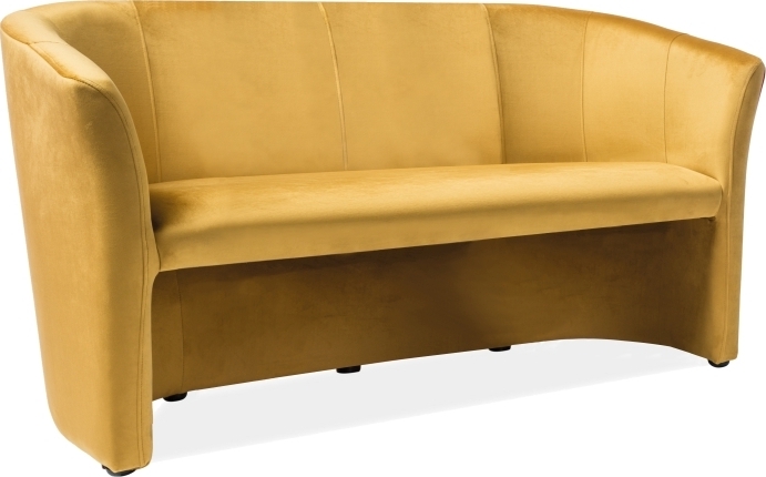 Charity 3- sits soffa - Orange sammet