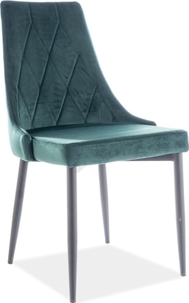 Adyson matstol - Gr�n/svart sammet