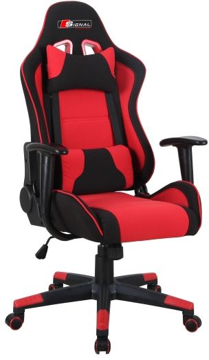 Tyson kontorsstol - Svart/r�d