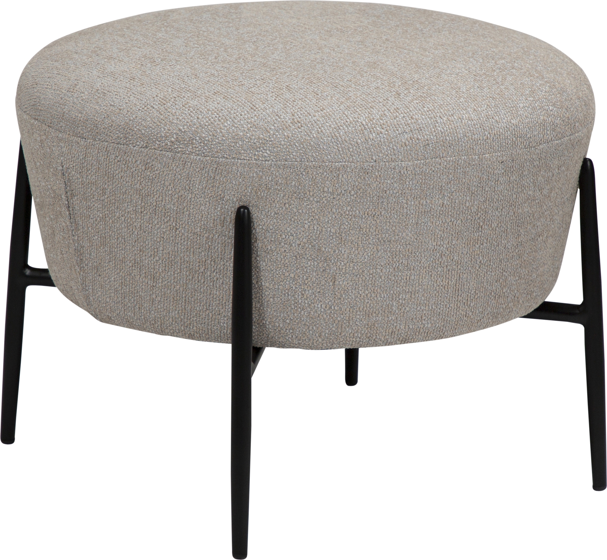 Orbit fotpall - Cashmere bouclé Orbit fotpall - Cashmere bouclé