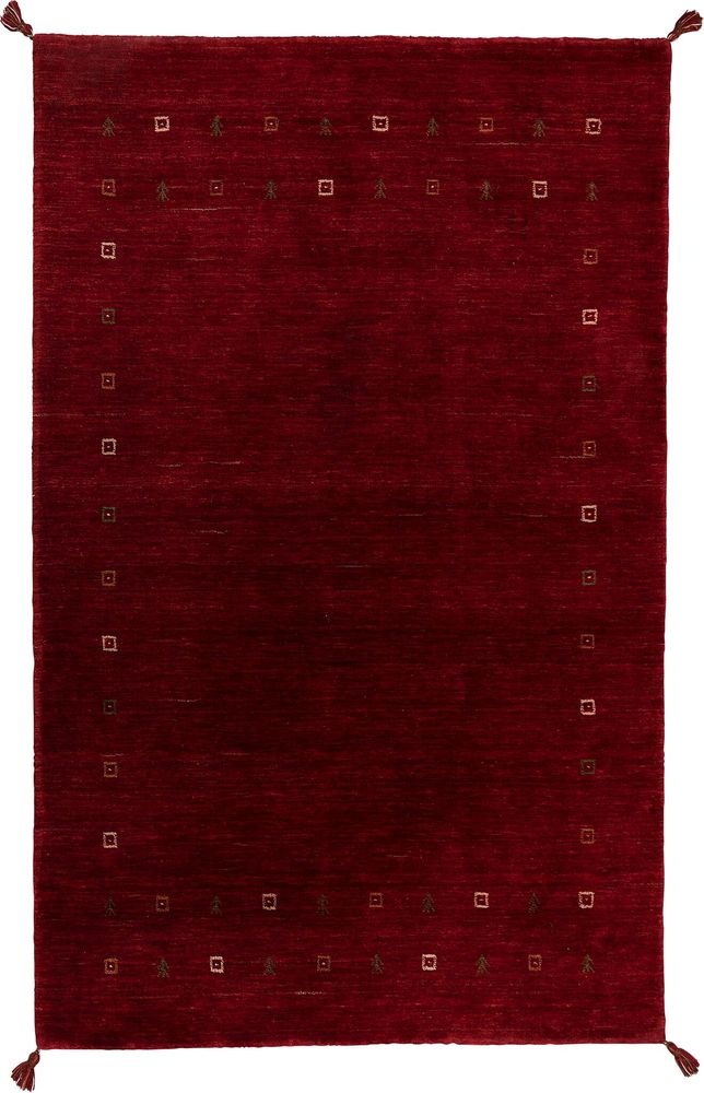 Handvävd ullmatta Gabbeh - Röd Handvävd ullmatta Gabbeh - Röd