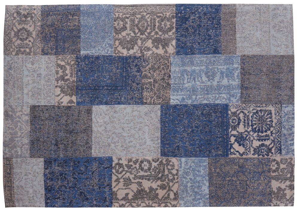 Handvävd chenillematta Orlando - Blå Handvävd chenillematta Orlando - Blå