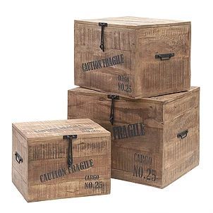 Tessa f�rvaringsboxar (3 st)