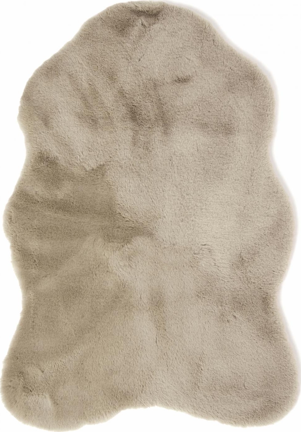 Pluizig imitatiebont Taupe - 60 x 90 cm Pluizig imitatiebont Taupe - 60 x 90 cm