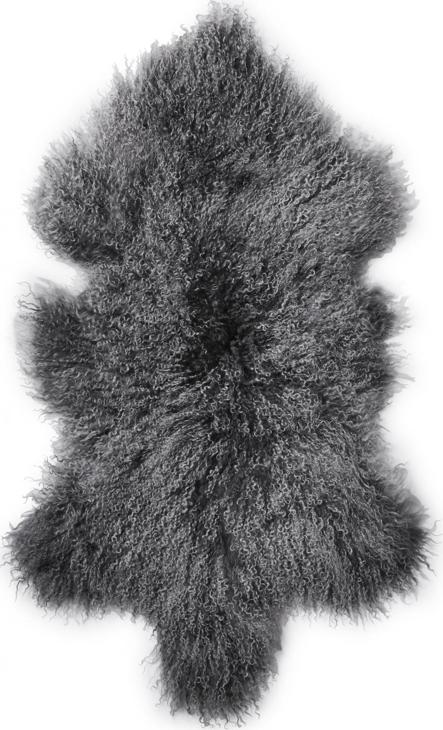 Shansi f�rskinn Gr� silvertopp - 55 x 95 cm