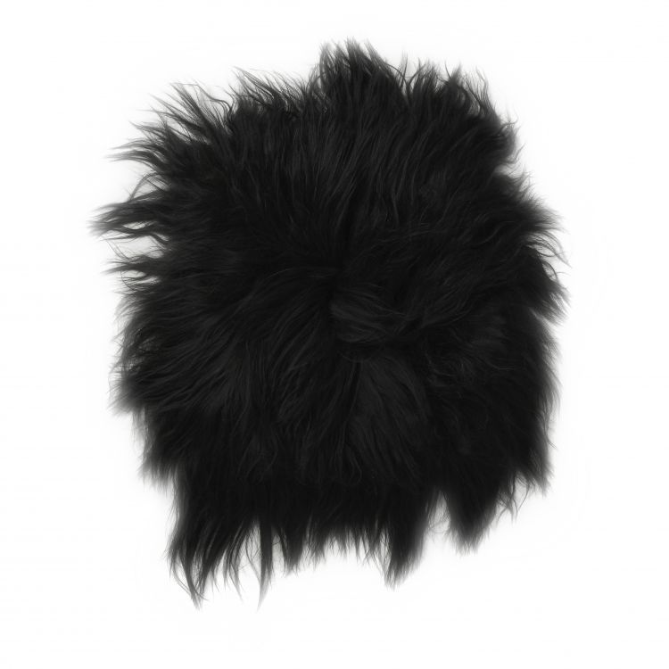 Molly stolsdyna fårskinn Svart Molly stolsdyna fårskinn Svart