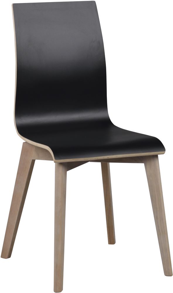 Rowico Grace stol - Svart/whitewash ek