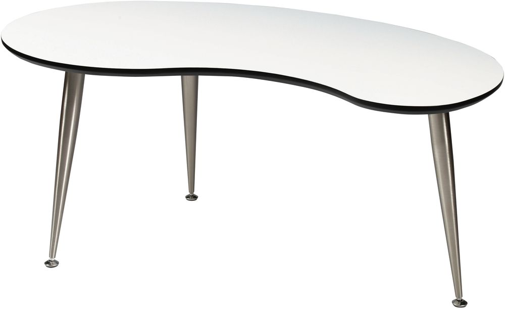 Miranda soffbord - Vit/metall