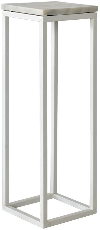 Accent Sokkel - Wit marmer