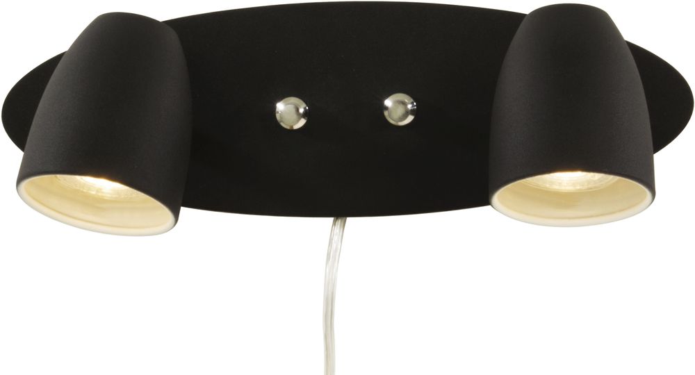 Sandnes wandlamp - Zwart