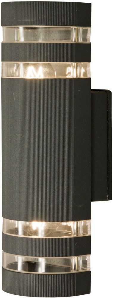 Rib wandlamp - Donkergrijs