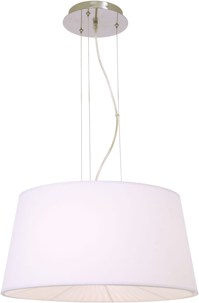 Omega taklampa - Vit/krom Omega taklampa - Vit/krom