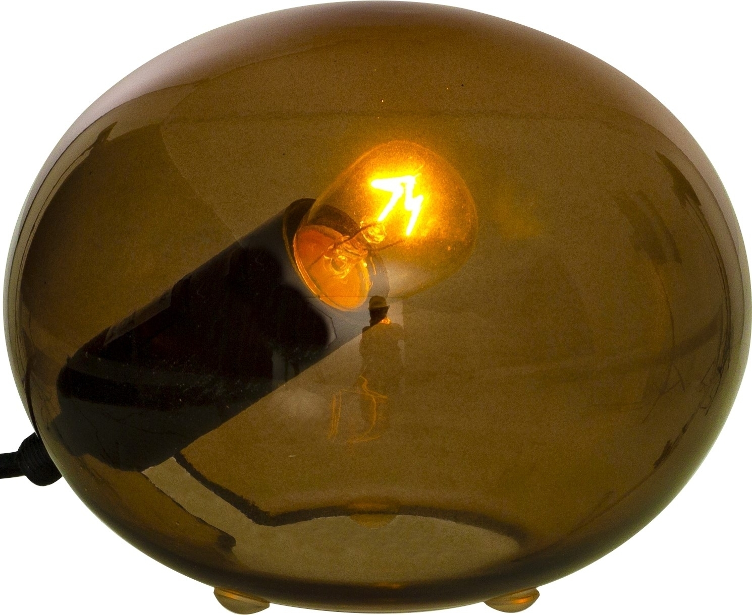 Globus tafellamp �13 cm - Bruin