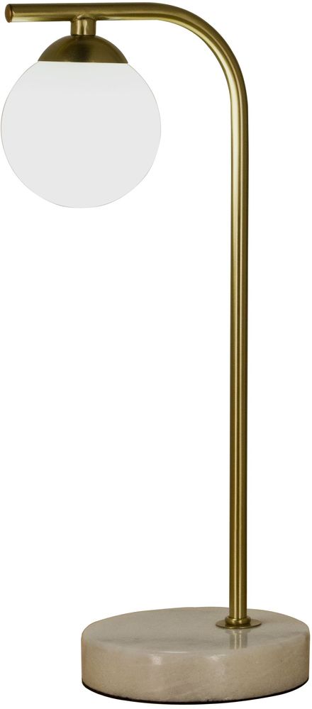 Orfeus tafellamp - Mat messing