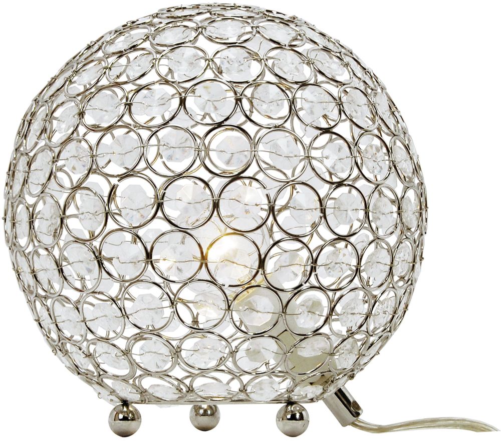 Bling bordslampa - Krom/klar