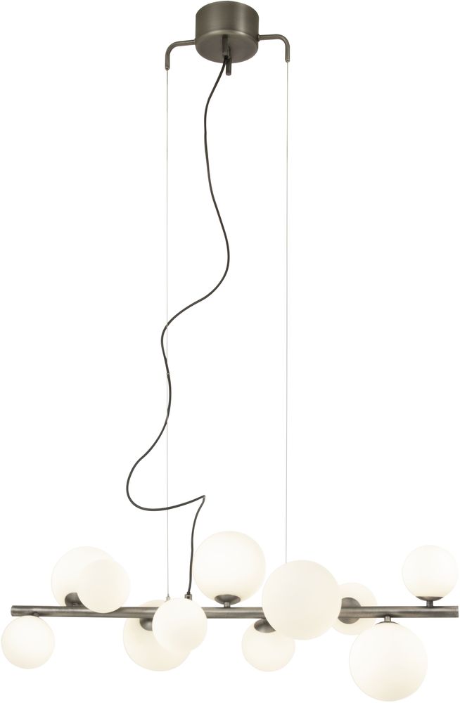 Molekyl taklampa - Tenn/vit