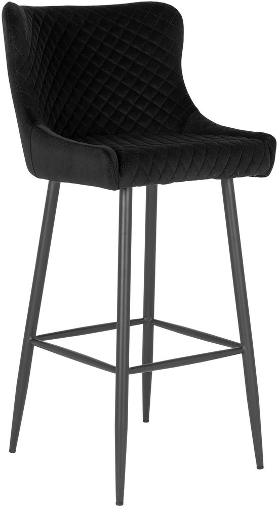 Barstol svart sitth�jd 75 cm