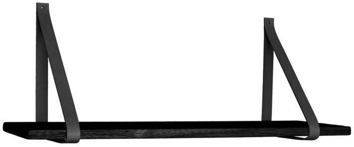 Forno V�gghylla - Svart - 80x20