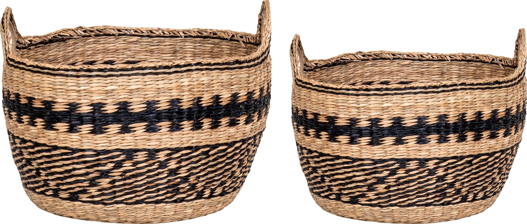 Teba mandenset - Beige/zwart Teba mandenset - Beige/zwart