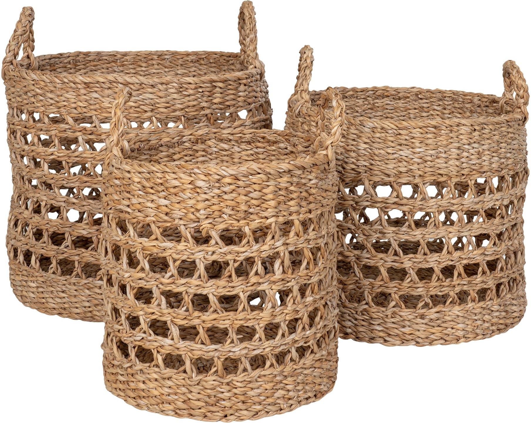 Balokmand - Zeegras/Zwart