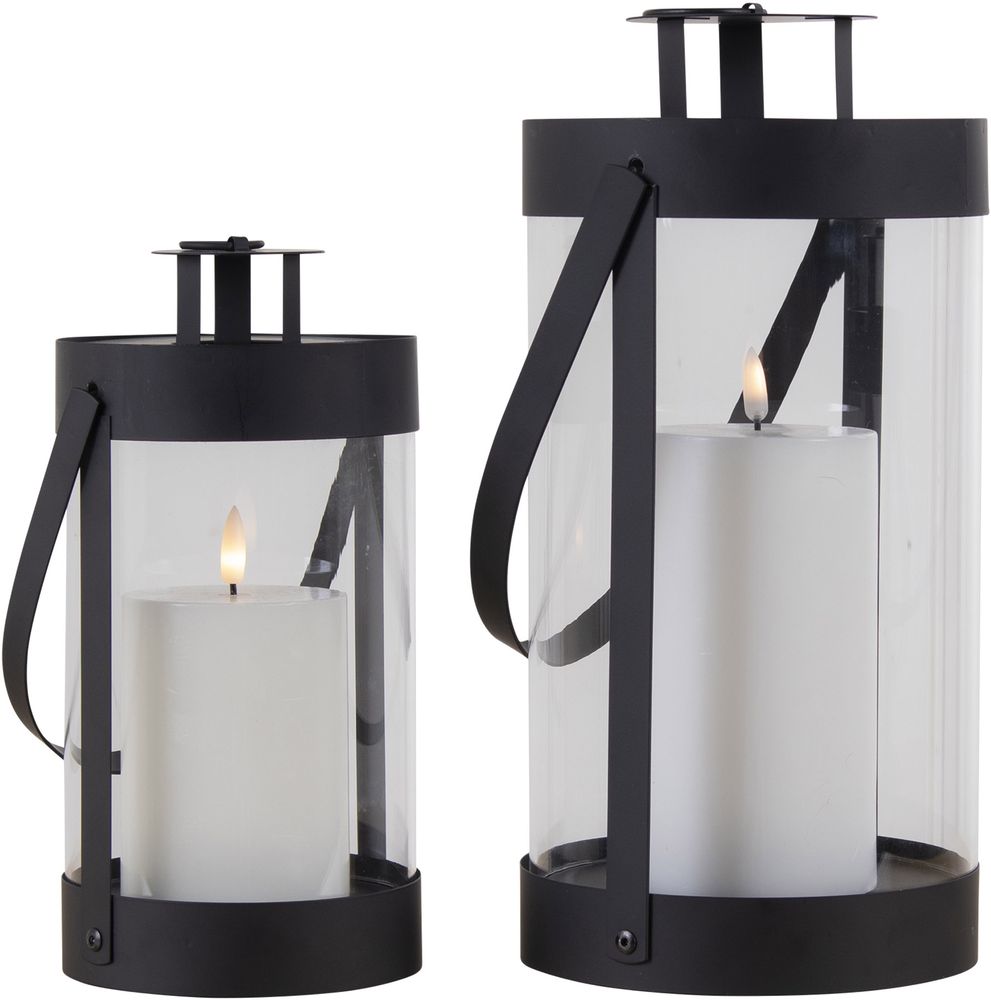 Bondi lantaarn - Zwart - 2 st