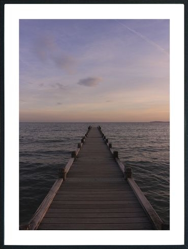 Posterworld - Motiv Purple pier - 50x70 cm