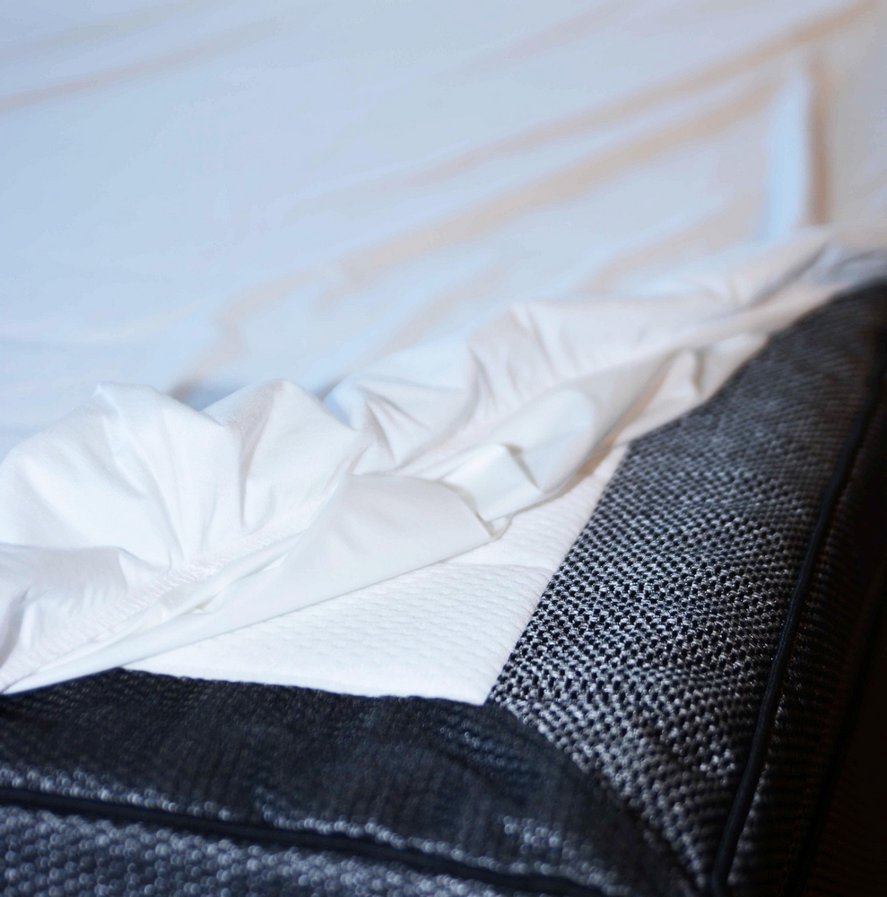 Tencel Madrasskydd (dra-p�-lakan) - Vit