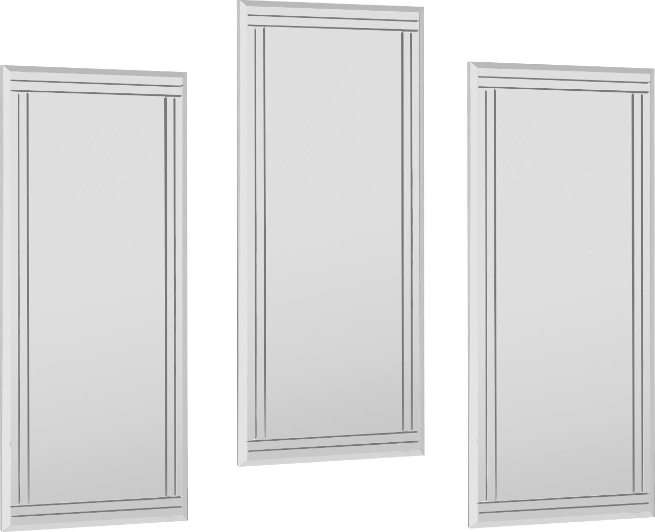 Buhem spegelset - Transparent + Karta med m�beltassar p� k�pet!