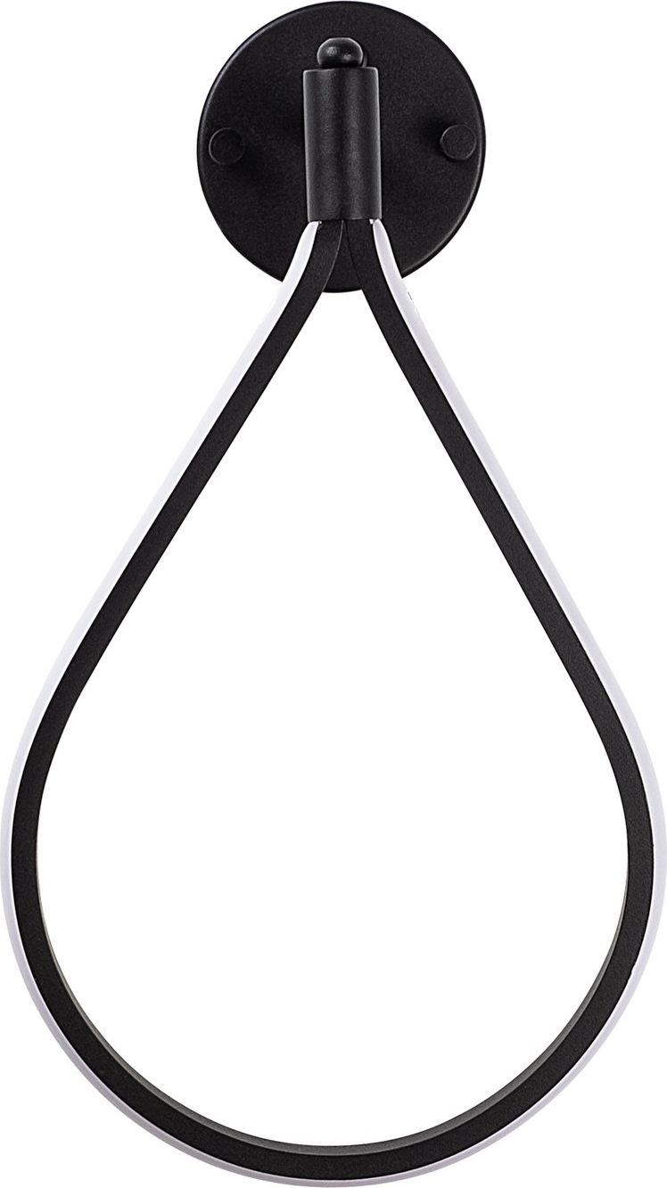 Damian wandlamp - Zwart