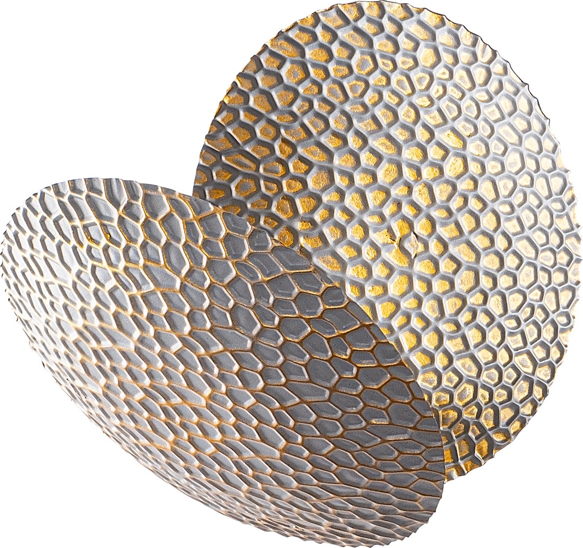 Yosma wandlamp - Zilver/goud