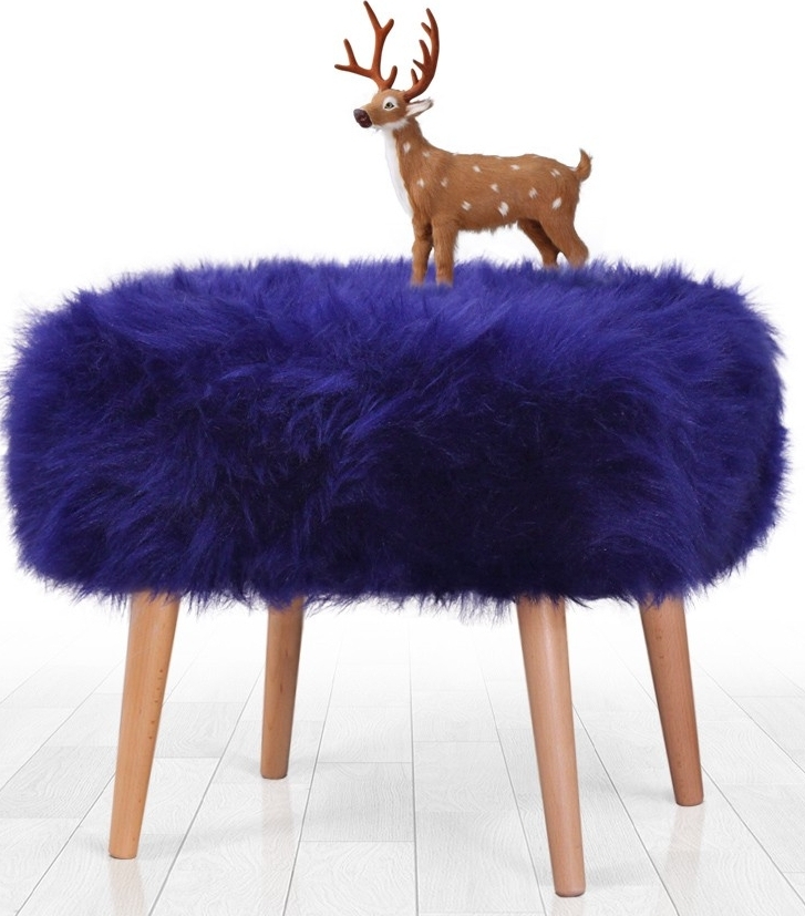 Deer sittpuff - Lila