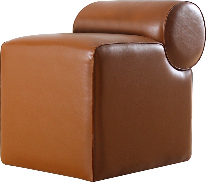 Rohin sittpuff - Brun konstläder Rohin sittpuff - Brun konstläder