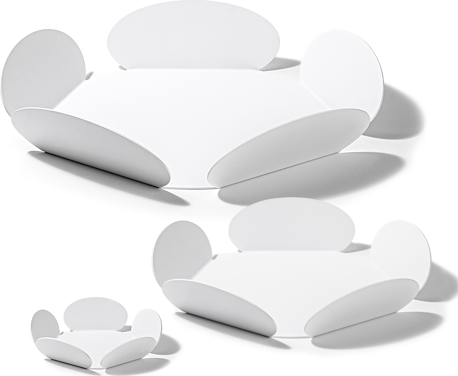 Rhodes decoratieve schaal - Wit