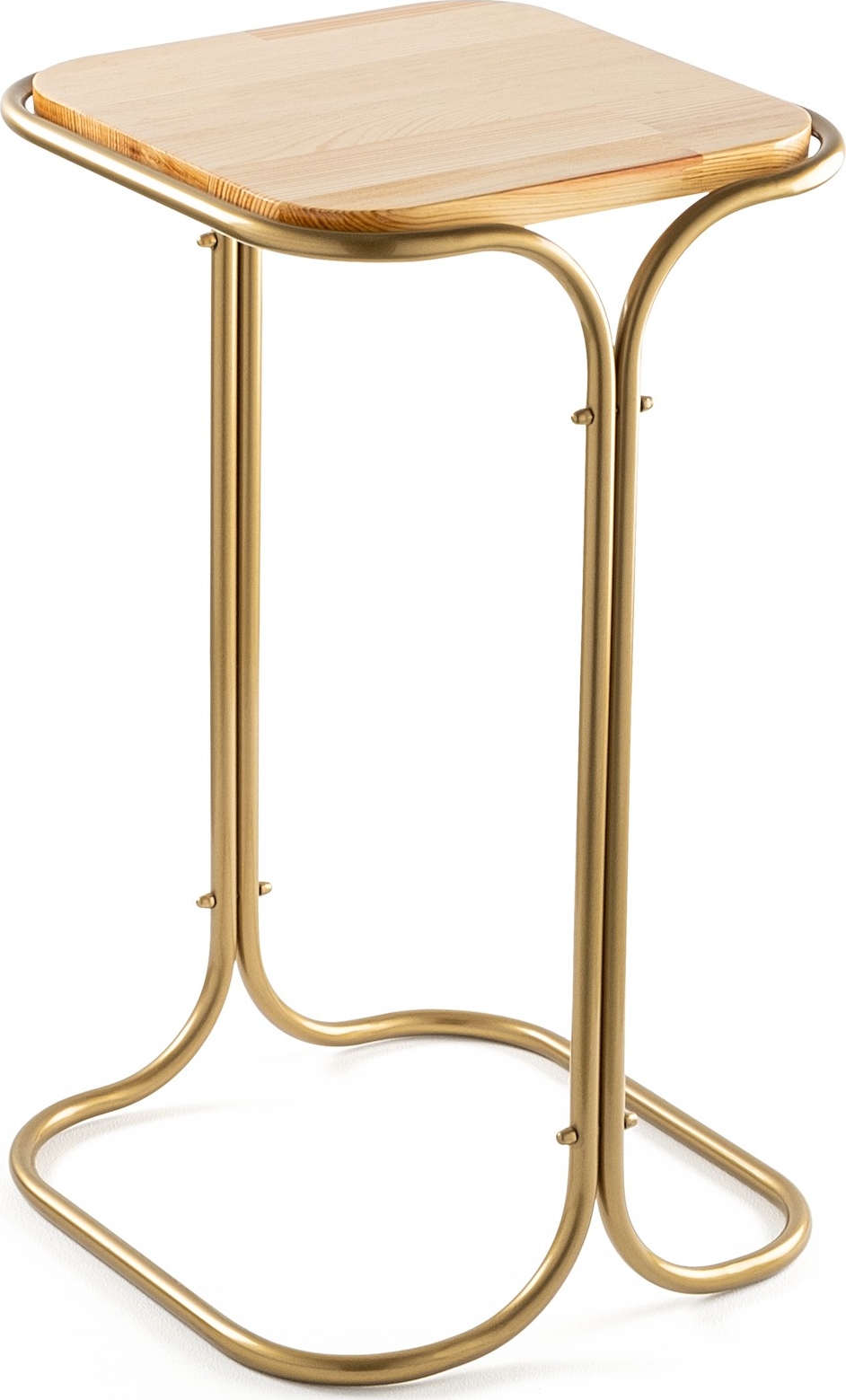 Vela 1 bijzettafel - Goud/beige