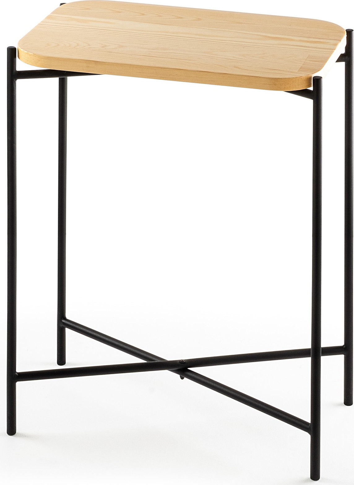 Vela 3 bijzettafels - Zwart/beige