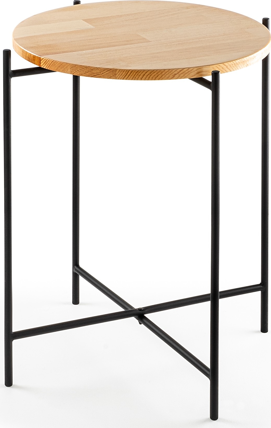 Vela 4 bijzettafels - Zwart/beige