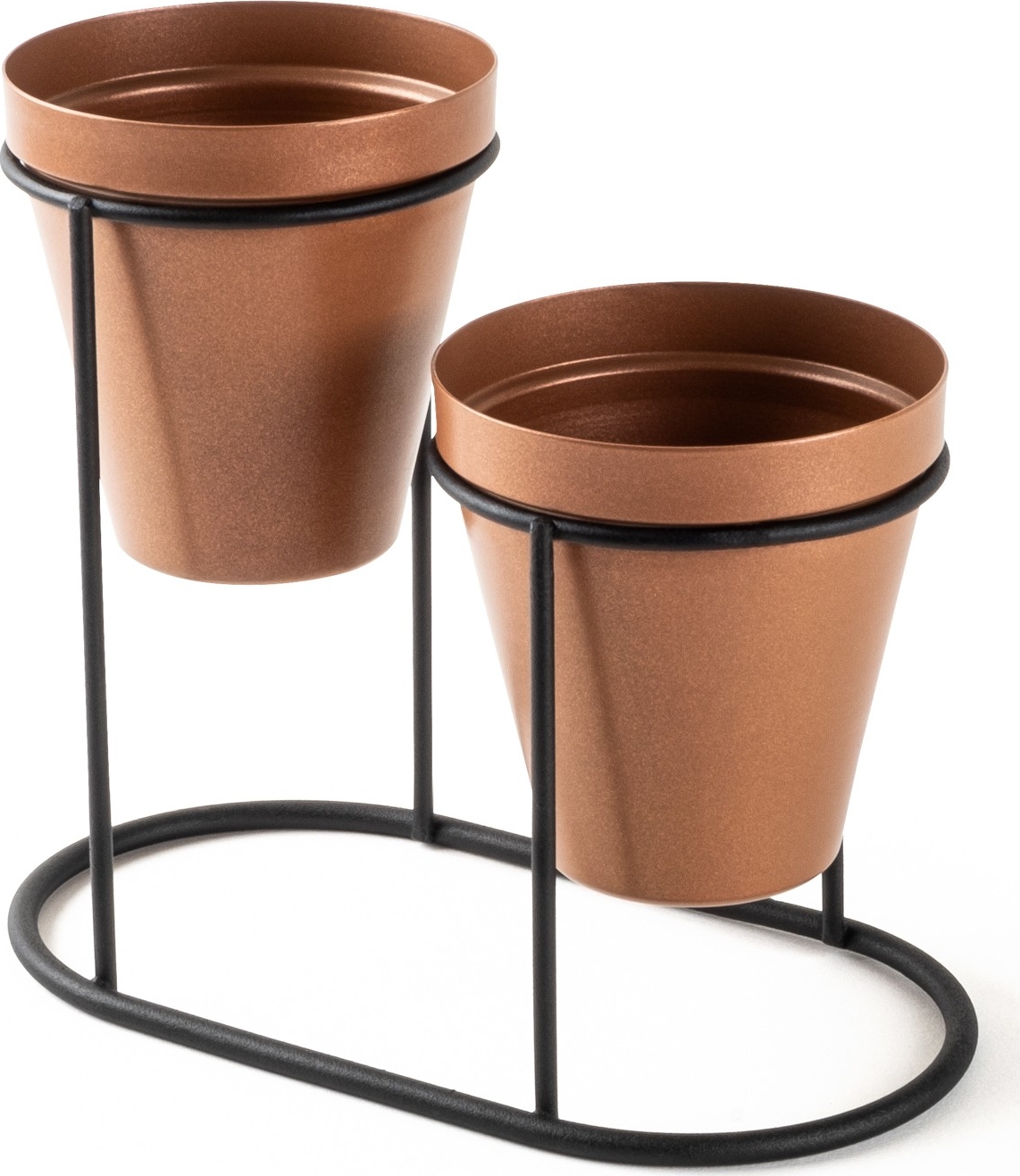 Plato 15 potten - Koper/zwart Plato 15 potten - Koper/zwart