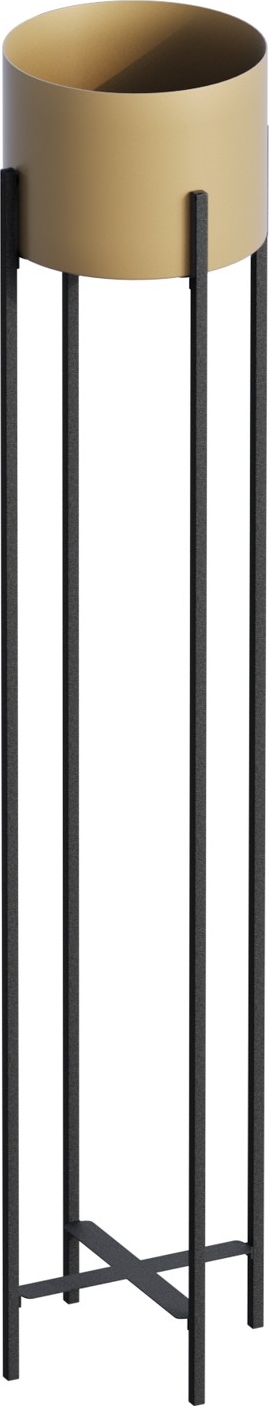 Plato 24 pot - Zwart/goud