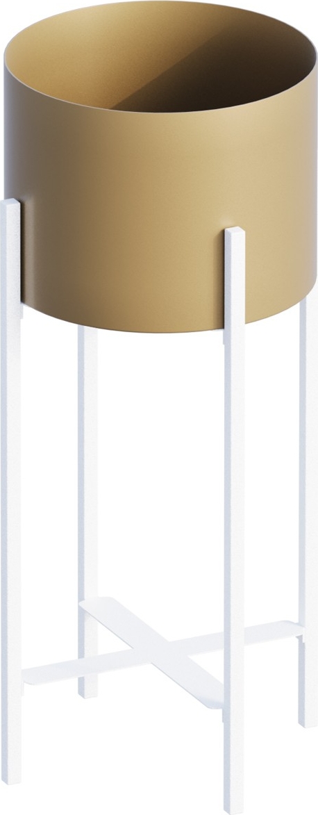 Plato 26 pot - Wit/goud