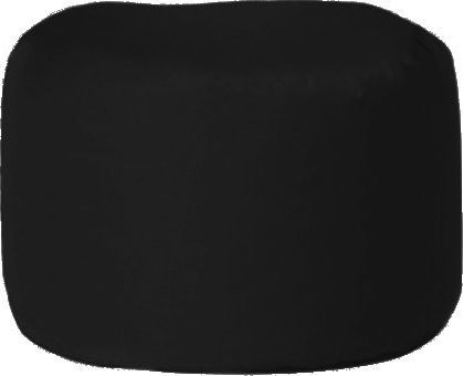 Square sittpuff - Svart