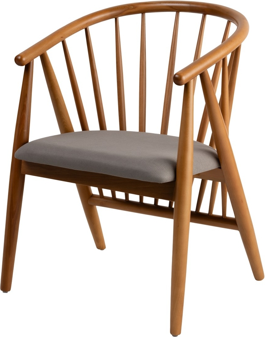 Doris fauteuil - Eiken/grijs