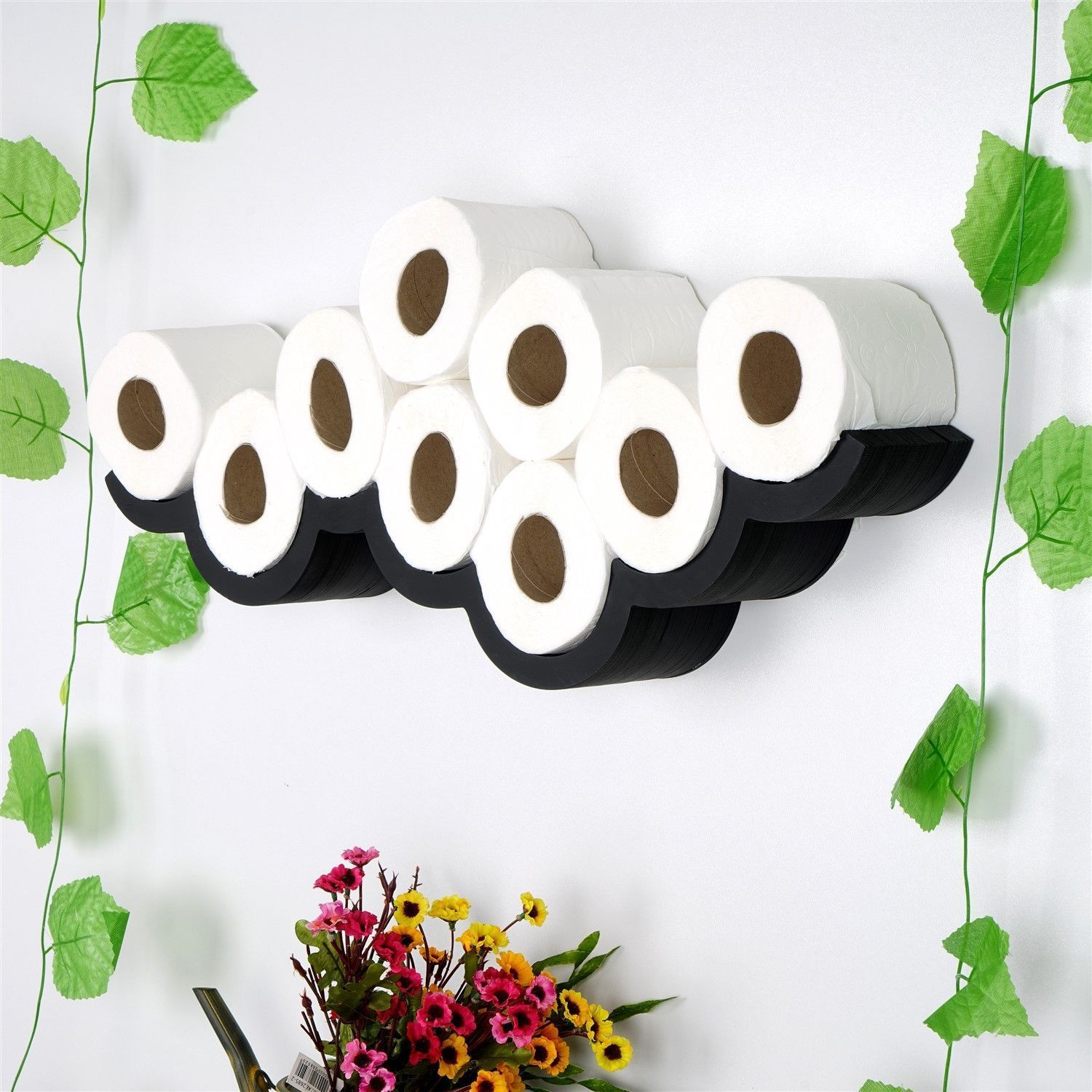 Waco papierhouder - Zwart