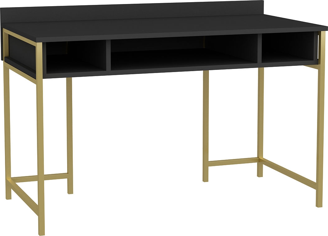 Alma skrivbord 120 x 60 cm - Guld/antracit Alma skrivbord 120 x 60 cm - Guld/antracit