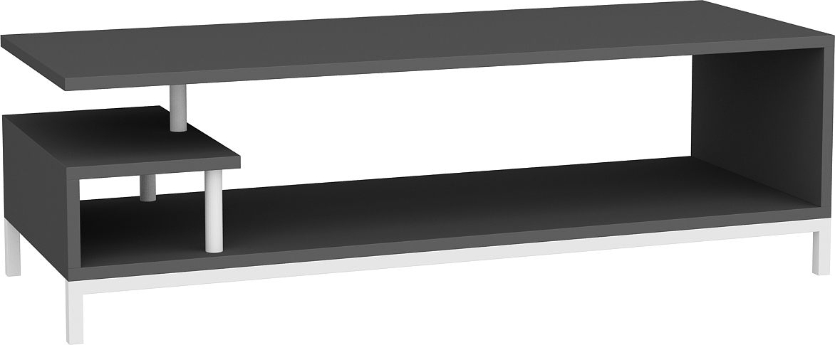 Reilly mediabank - Wit/antraciet