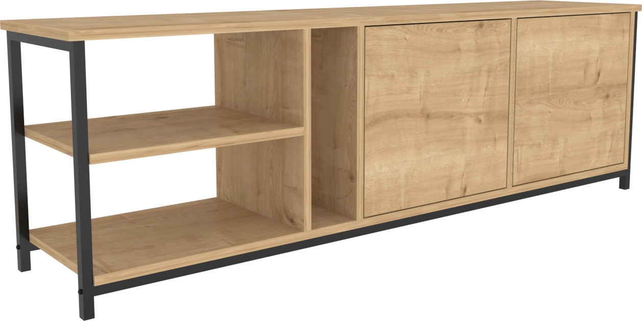 Primrose mediabank - Zwart/eiken