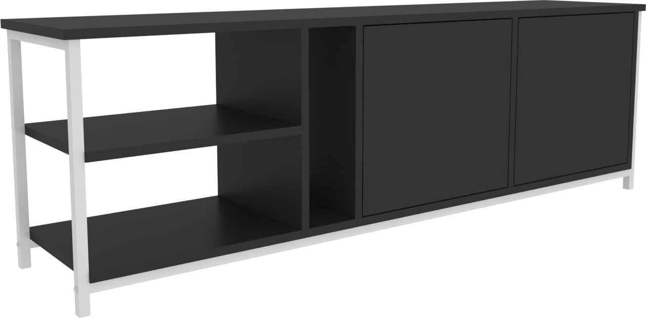 Primrose mediabank - Wit/antraciet